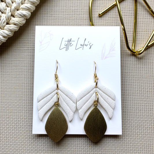 Boho Dangle in White